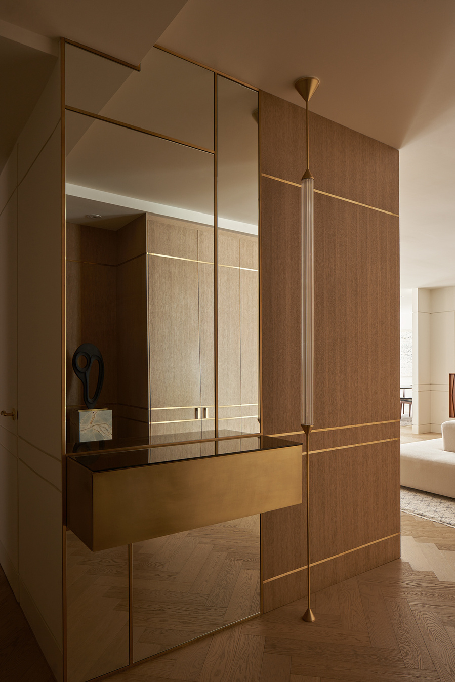 Toronto condo luxury fit out, interior design by Belgium based Studio P Architects. Photographed by Canadian Architectural photographer Adrian Ozimek. 