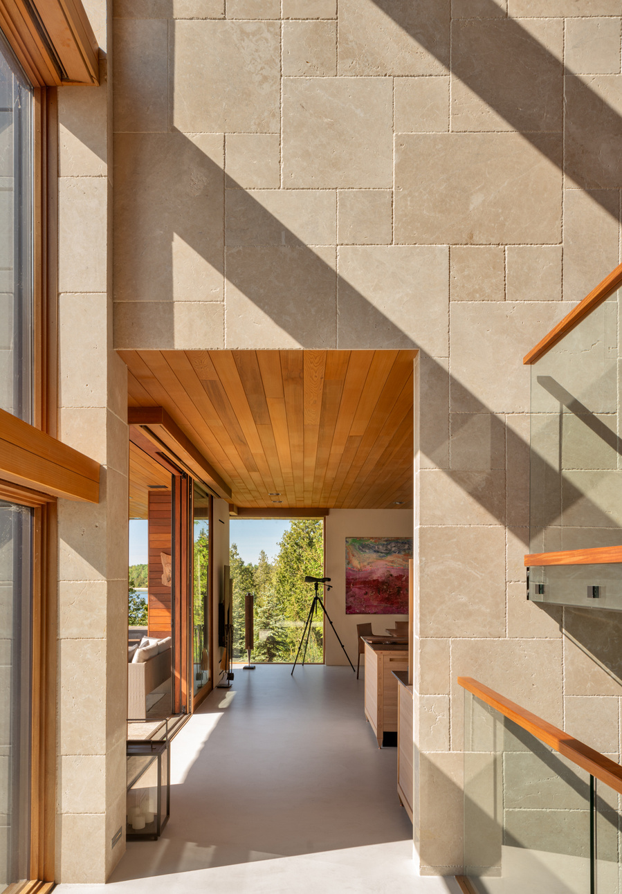 Muskoka Custom residence modern contemporary architecture in Tobermory Ontario Canada. Adrian Ozimek Canadian architectural and interior photographer captures the beauty of this luxury residence