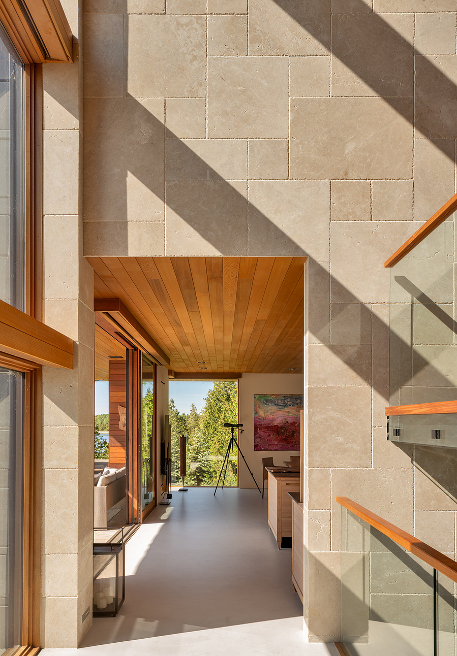 Muskoka Custom residence modern contemporary architecture in Tobermory Ontario Canada. Adrian Ozimek Canadian architectural and interior photographer captures the beauty of this luxury residence