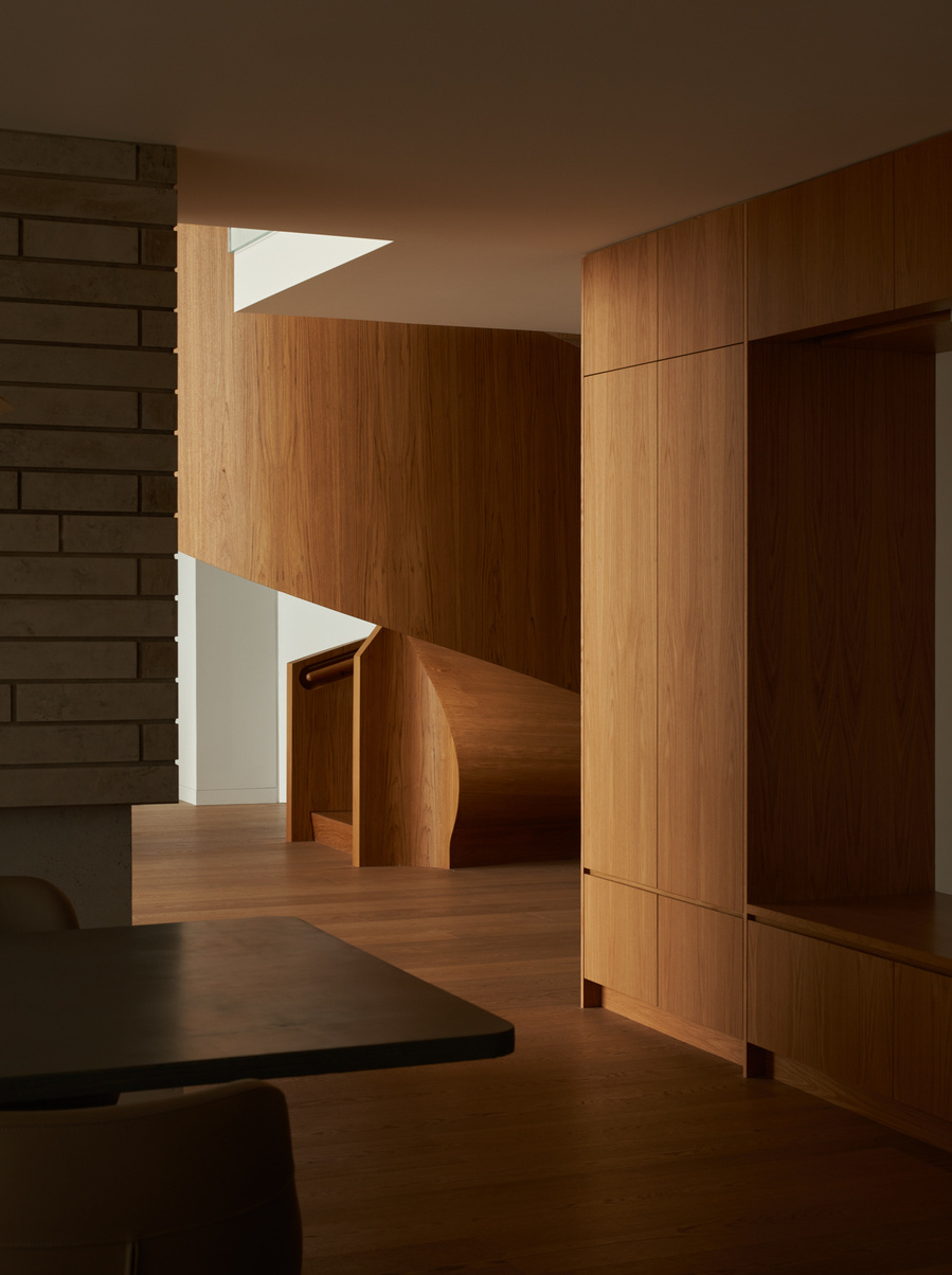 Jib house, Toronto Nova Scotia Architect Omar Gandhi Architects, photographed by Adrian Ozimek. Toronto, Vancouver and Nova Scotia architectural and interiors photographer, Canadian architecture photography. Modern Residential Design