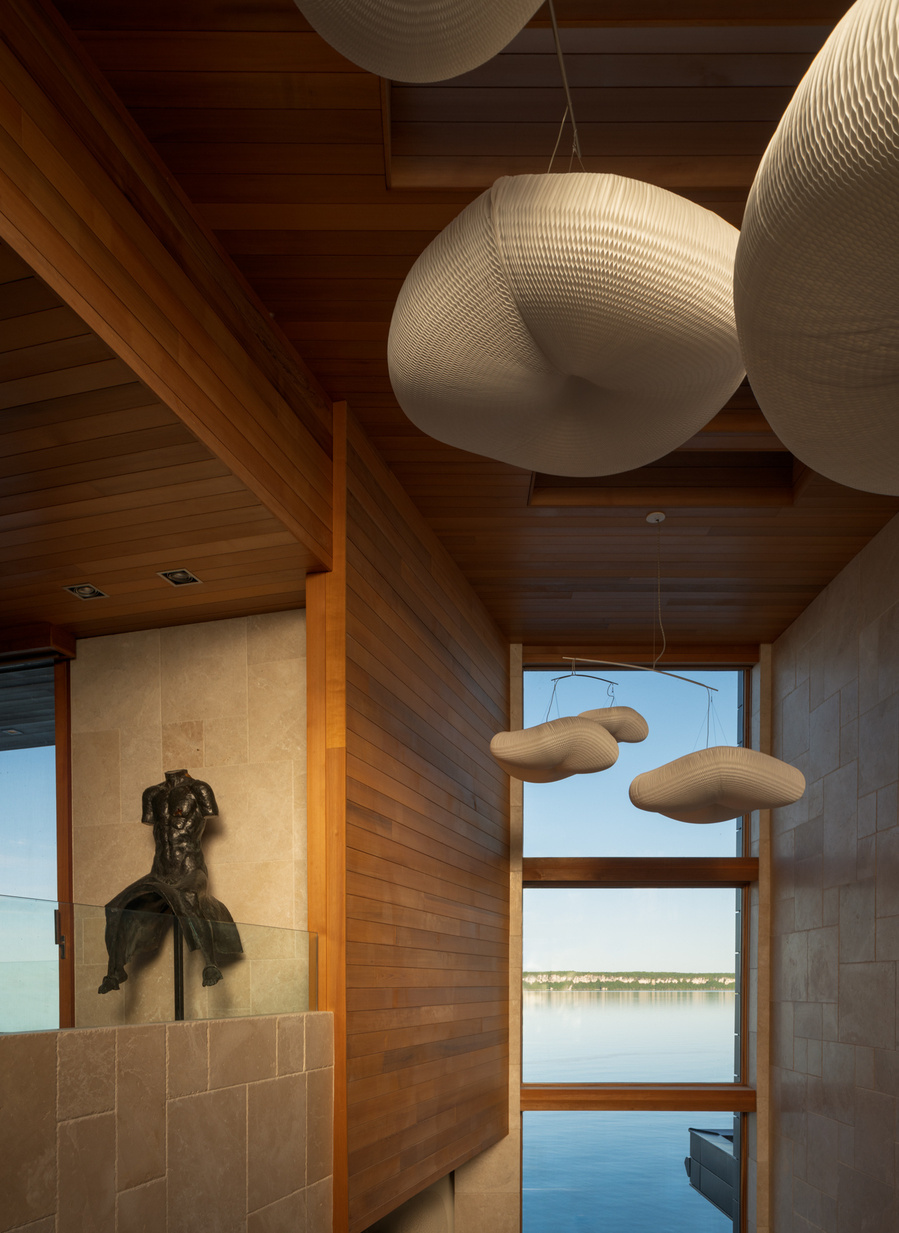 Muskoka Custom residence modern contemporary architecture in Tobermory Ontario Canada. Adrian Ozimek Canadian architectural and interior photographer captures the beauty of this luxury residence