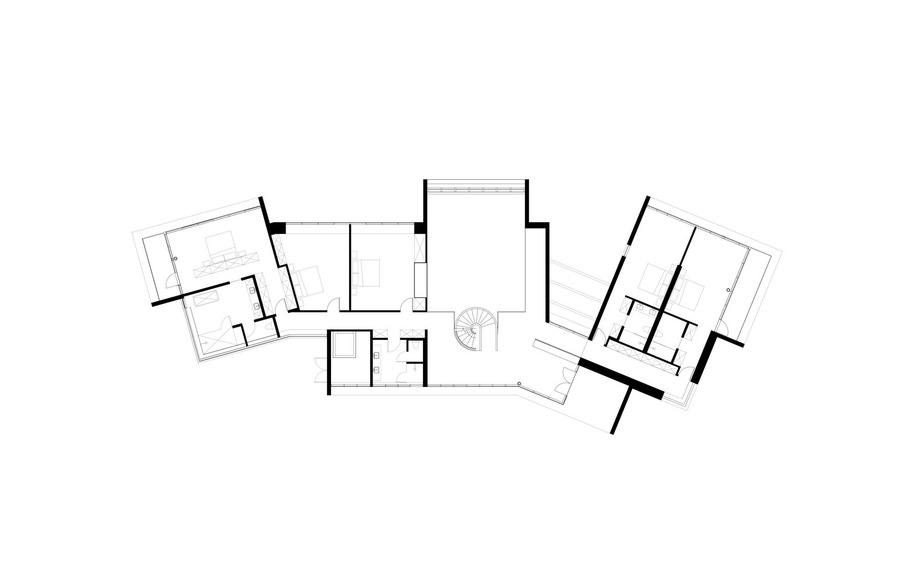 Jib house, Toronto Nova Scotia Architect Omar Gandhi Architects, photographed by Adrian Ozimek. Toronto, Vancouver and Nova Scotia architectural and interiors photographer, Canadian architecture photography. Modern Residential Design