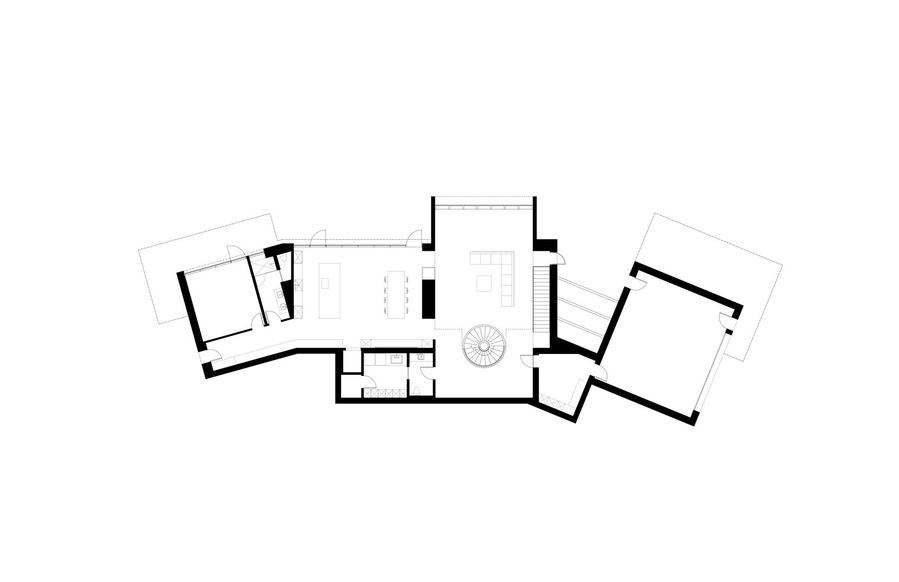 Jib house, Toronto Nova Scotia Architect Omar Gandhi Architects, photographed by Adrian Ozimek. Toronto, Vancouver and Nova Scotia architectural and interiors photographer, Canadian architecture photography. Modern Residential Design