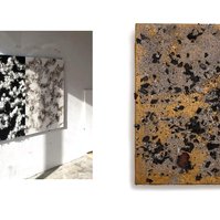 Contemporary Art, Contemporary Painter, Long Island Artist, Hamptons Artist, East Hampton Artist, East Hampton Art Studio, East Hamton Studio, Living Artist, Working Artist, Smoke Painting, East End Artist, South Fork New York Artist, Tar Feather Painting