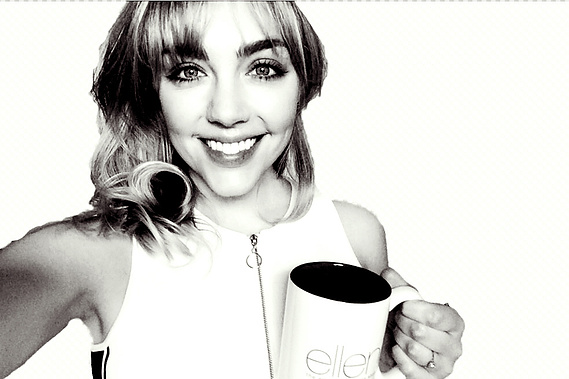 Jenna before THE ELLEN SHOW
