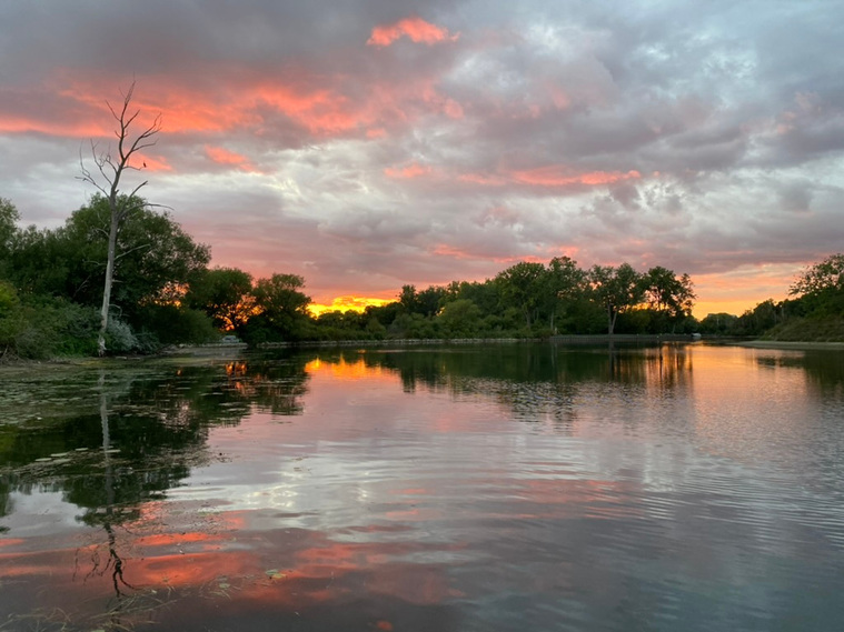 Sunset on Toronto Islands Park