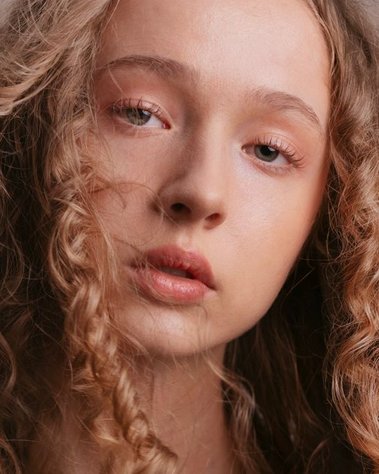 A woman with sad eyes 