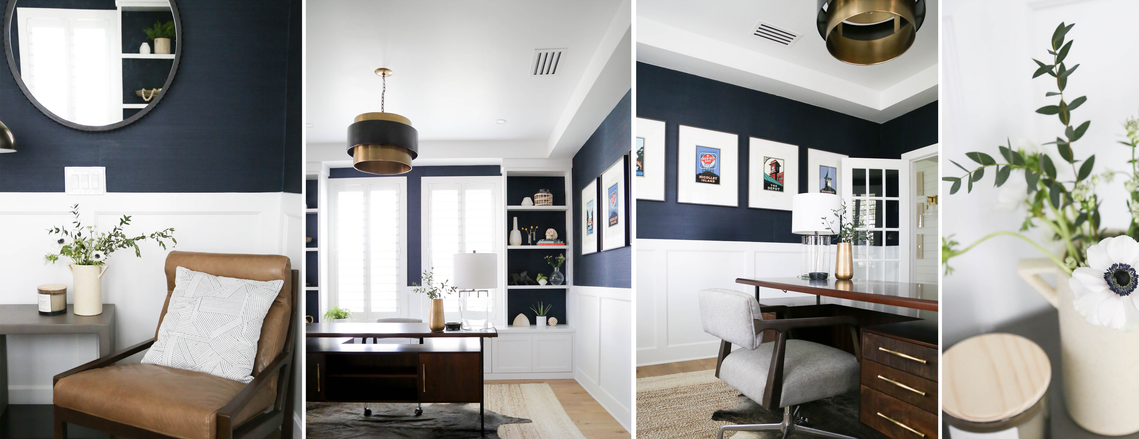 A collage of well decorated interiors from clients homes.