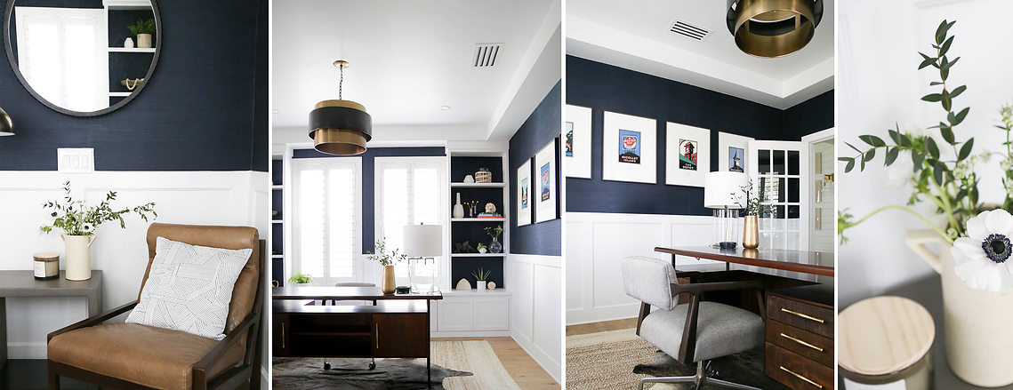 A collage of well decorated interiors from clients homes.