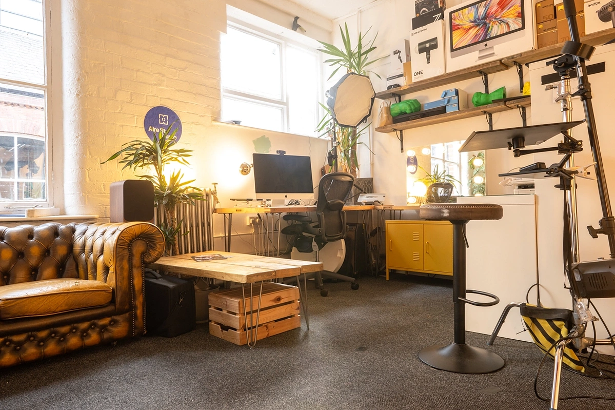 Edit suite and chill are at Aire Street Photo Studio Leeds