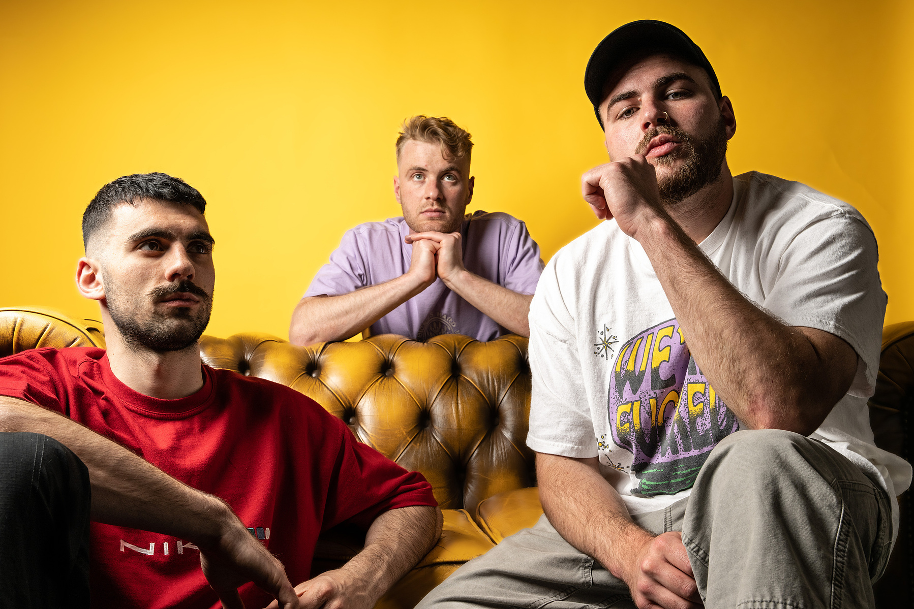 Honeytrap indie band headshots photographed by Mark Wheelwright from Aire Street Studios Leeds