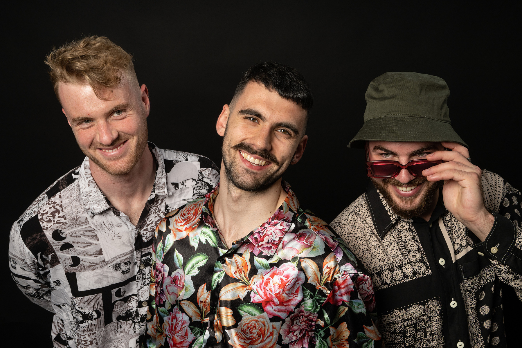 Honeytrap indie band headshots photographed by Mark Wheelwright from Aire Street Studios Leeds