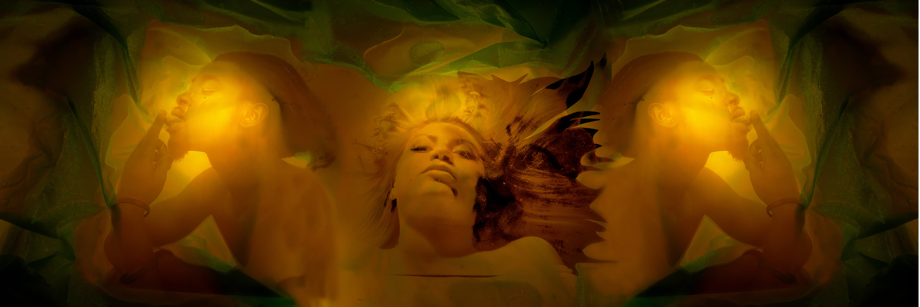 Eleusis, 2012-2024, photographic mixed media, 40 x 120 cm.