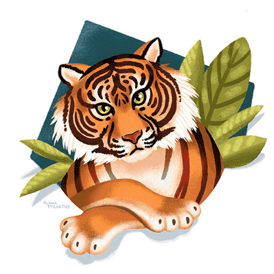 Moving gif image featuring a slideshow of various natural science subjects. Includes a venus flytrap. Monarch butterfly being held in hands. Jellyfish. Beekeeper and bees on daisy flower. Praying mantis. Amethyst crystals. Tiger in jungle foliage.