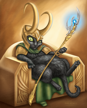 Loki Cat
This kitty God would love to get up to some mischief in your collection.