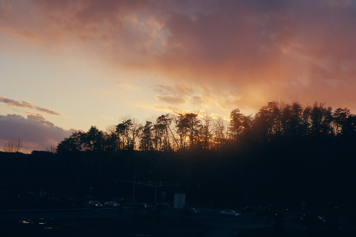 Virginia from the bus, February 2020