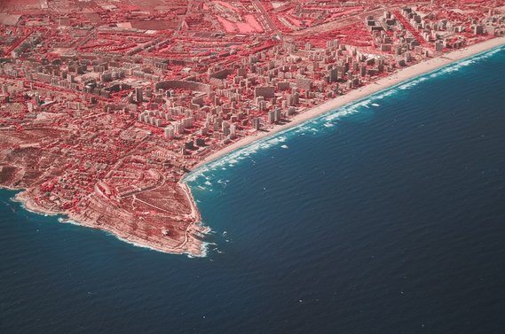 An aerial view of Alicante, Spain