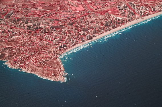 An aerial view of Alicante, Spain