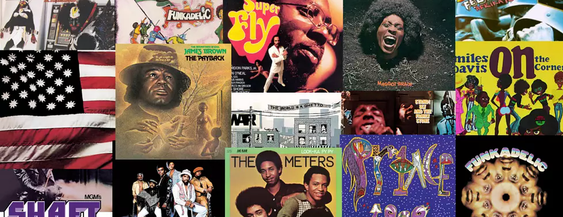 collection de vinyles funk