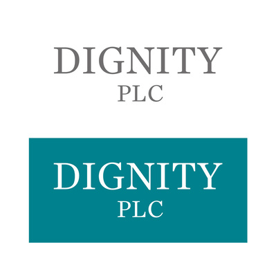 Dignity PLC logo design