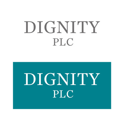 Dignity PLC logo design