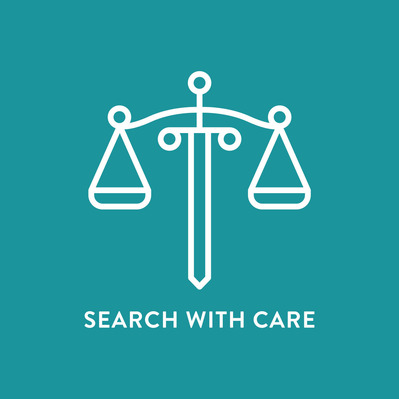 The Law Consultancy icon with strapline - Search with Care