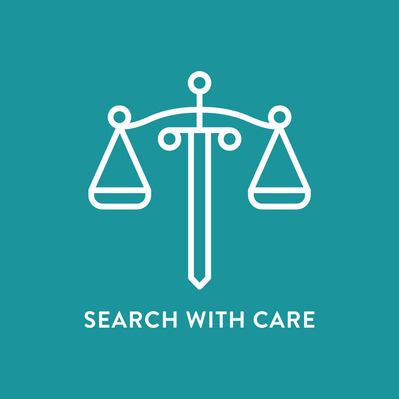 The Law Consultancy icon with strapline - Search with Care