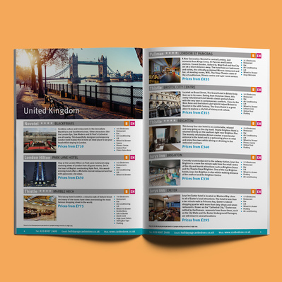 Can be Done Disabled Holiday Brochure - United Kingdom spread