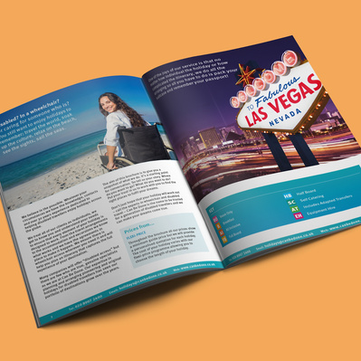 Can be Done Disabled Holiday Brochure introduction page spread