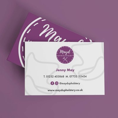 Mayd Upholstery Business Card