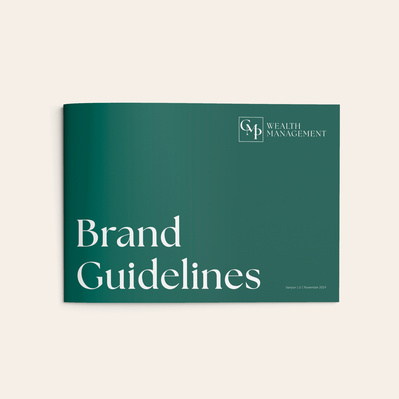 CMP Wealth Management Brand Guidelines Front Cover