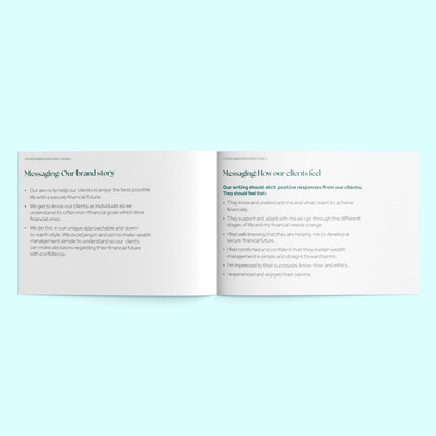 CMP Wealth Management Brand Guidelines  page 4-5