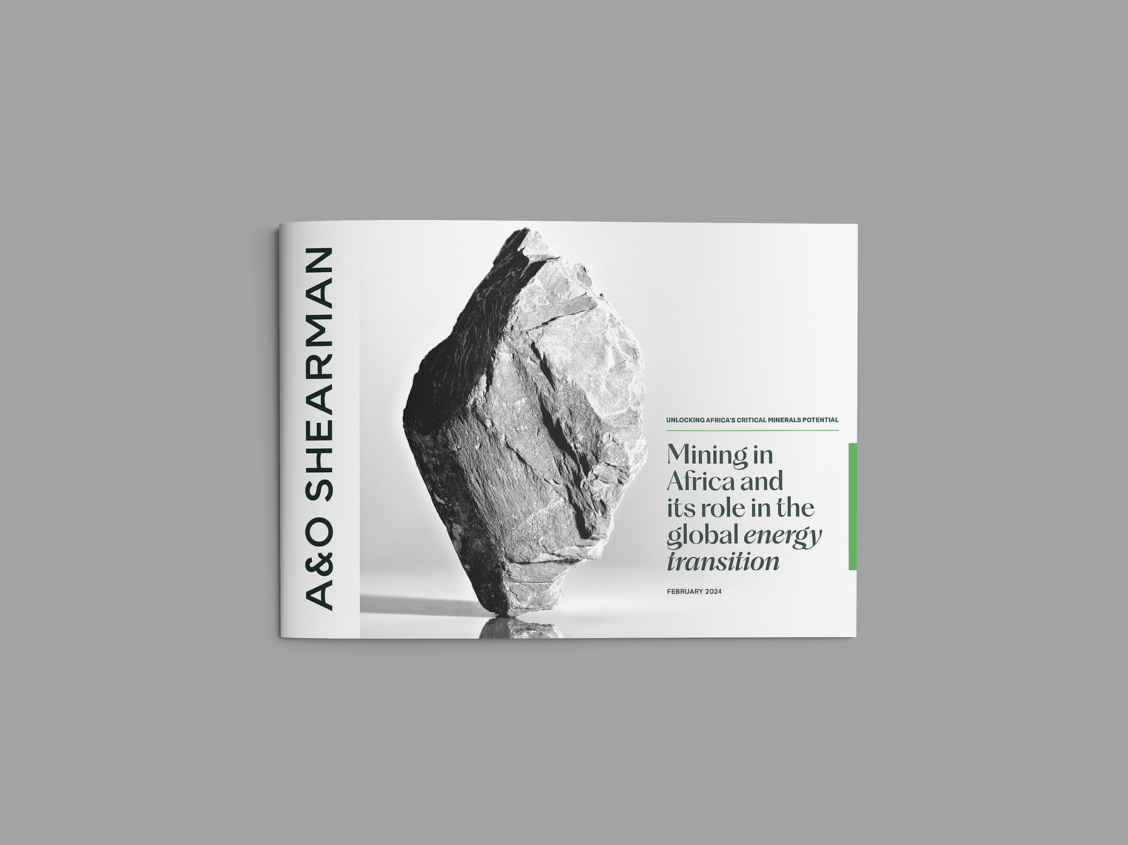 A&O Shearman brochure design