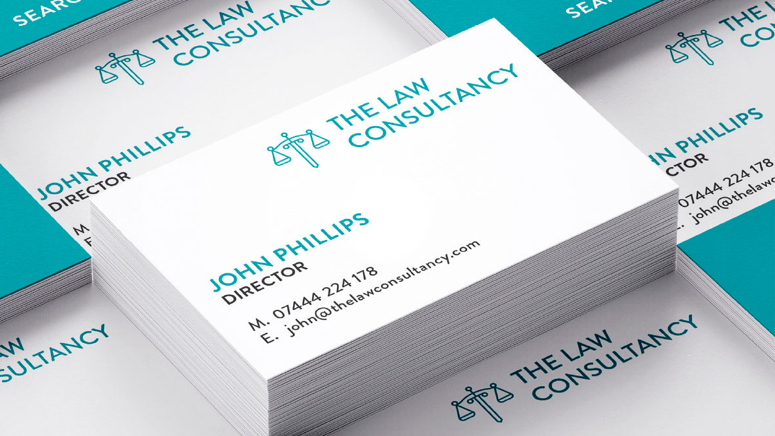 The Law Consultancy business card design