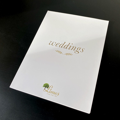 Weddings folder front cover