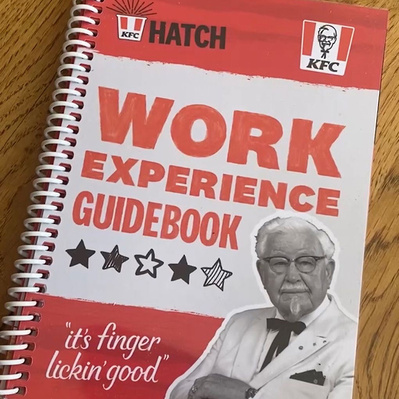 KFC Work Experience Guidebook cover