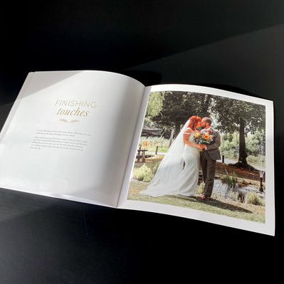 Wedding Brochure Spread 7 - Finishing touches