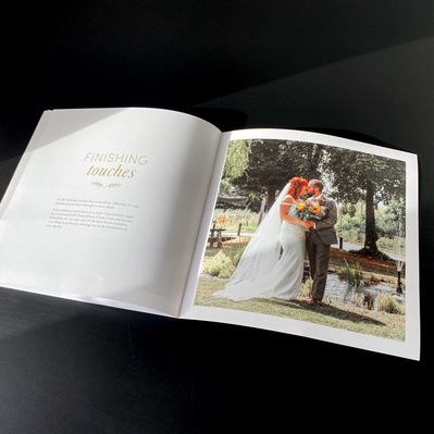 Wedding Brochure Spread 7 - Finishing touches