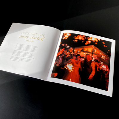 Wedding Brochure Spread 5 - Let's get the party started!