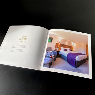 Wedding Brochure Spread 6 - And relax...
