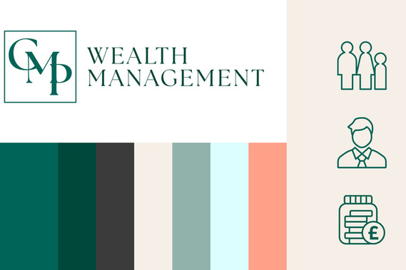 CMP Wealth Management Brand Identity elements