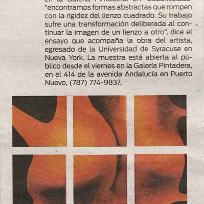 Press release of Cuadriculado.