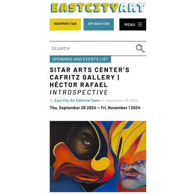 Art News Article with image of a surreal painting.