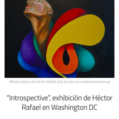 Surreal painting. Héctor Rafael's self portrait.