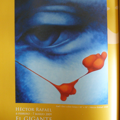 Art magazine ad of Galeria Yemaya and Hector Rafael.