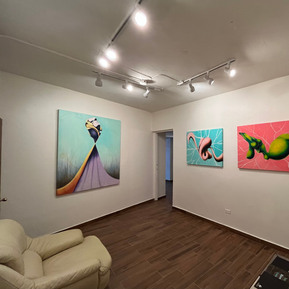 Art gallery interior
