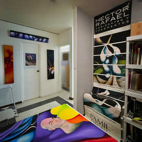 Art studio interior