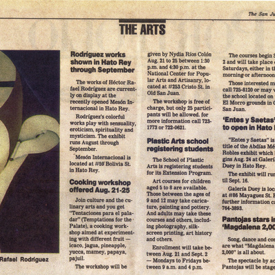 The San Juan press release of Mi Venida.