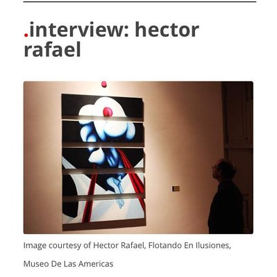 Héctor Rafael's interview in Venice