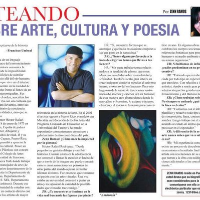 Interview with artist Hector Rafael in NYC.